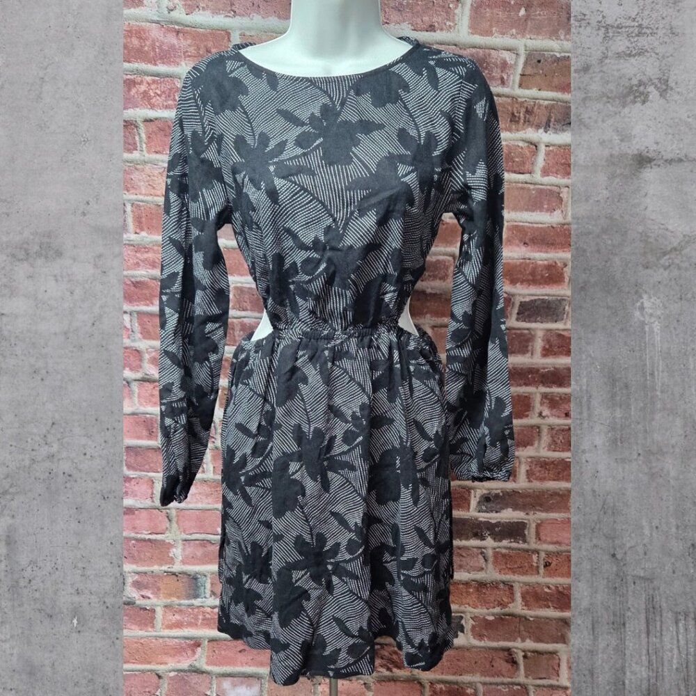 Women's UNIVERSAL THREAD Long Balloon Sleeves Mini A-Line‎ Dress XS
